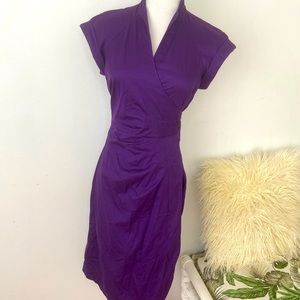 David Lawrence | Dresses | David Lawrence Size Purple Wrap Dress | Poshmark